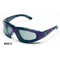 Body Specs Purple Passion Frame Goggles/Sunglasses with Smoke-Green Lens