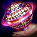 HOOFUN Flying Ball 2023 Upgraded Flying Ball Toy 360Â°Rotating Boomerang Hover Ball Magic LED Light Flying Spinner Orb with Endless Tricks Toys for 12+ Year Old Boys Girls Red
