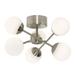 AFX - Pearl - 200W 5 LED Semi-Flush Mount In Contemporary Style-9.15 Inches Tall