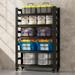 Zakamaur 63 H Garage Storage Shelves Load 1750Lbs Wide Heavy Duty Shelving Adjustable 5-Tier Metal Shelving Large Garage Shelves ï¼† Utility Shelf 63 H x31.5 W x15.7 D