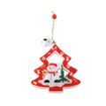 Dengmore 2pcs LED Christmas Lights Snowman Bell Shape Decorative Night Lights for Bedroom Party Christmas Decoration Xmas Tree Hanging Ornament Home
