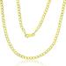 14k Yellow Gold Solid 2.50mm Cuban Chain with Lobster Claw Clasp | 22 Necklaces | Italian Gold Necklaces | Gold Cuban Necklaces for Men and Women