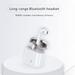 Wireless headphones V77 White light weight for iphone Headphones Bluetooth for gaming High-end TWS Interactive with charging box