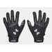 Under Armour Men s UA Combat Football Gloves 1376478-002 Black/White