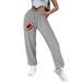 JWZUY Womens Softball Print Sweatpant Ankle-Length Drawstring Elastic High Waist Pant Casual Taper Jogger Pants Gray M