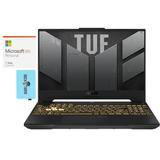ASUS TUF Gaming F15 Gaming Laptop (Intel i5-13500H 12-Core 15.6in 144 Hz Full HD (1920x1080) GeForce RTX 4050 64GB RAM 1TB PCIe SSD Win 11 Home) with Microsoft 365 Personal Dockztorm Hub