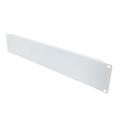 NavePoint 2U Blank Rack Mount Panel Spacer for 19 Inch Server Rack and Network Cabinet â€“ Blank Spacer Panel Rackmount Solid White