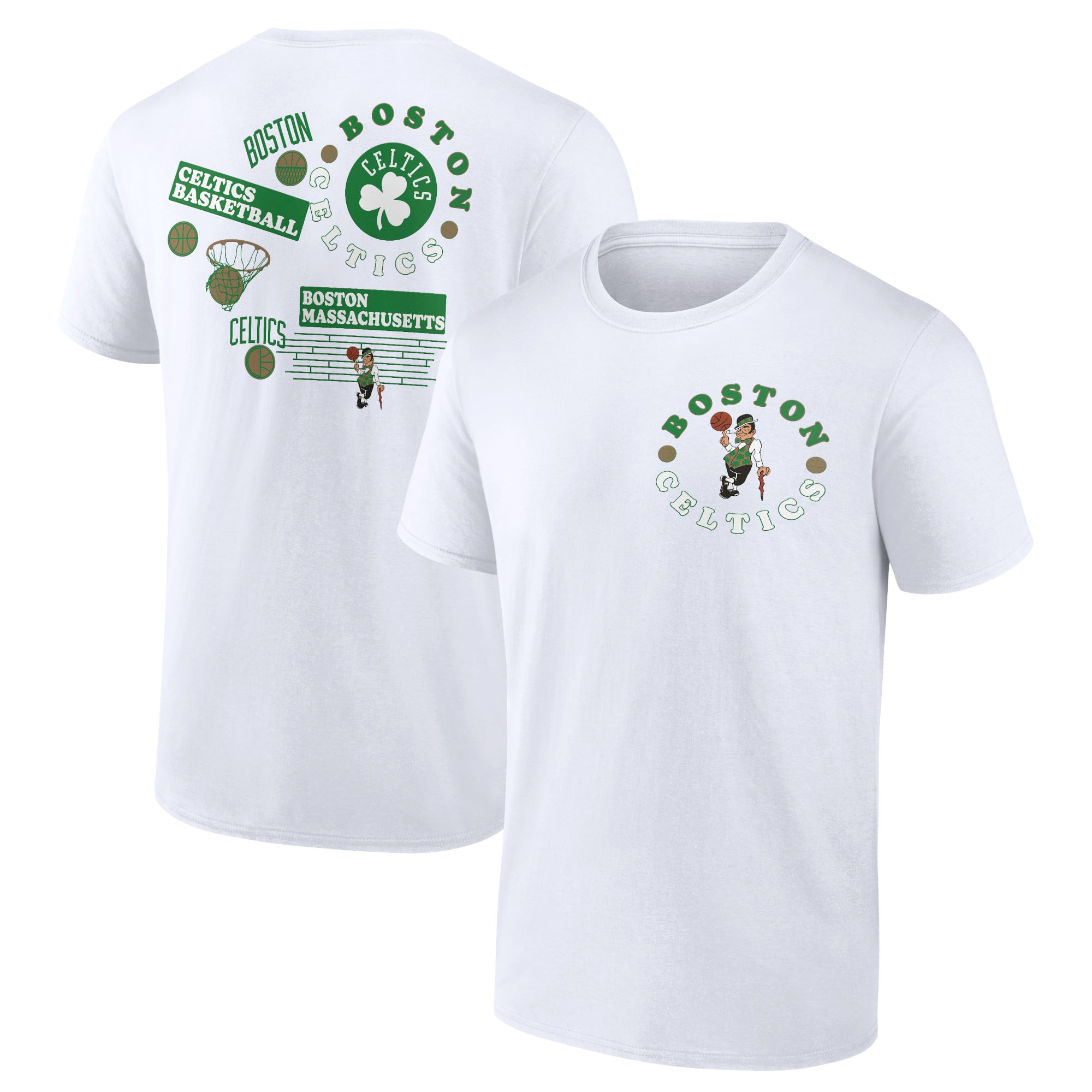T-shirt graphique Boston Celtics Street Collective - Hommes - Homme Taille: L