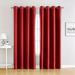 Blackout Curtains for Patio Sliding Door Thermal Insulated Full Blackout Curtains for Bedroom Living Room Curtains 52 W X 63 L Grommet Top Window Shades - 2 Panels