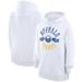 Women's G-III 4Her by Carl Banks White Buffalo Sabres City Graphic Fleece Pullover Hoodie