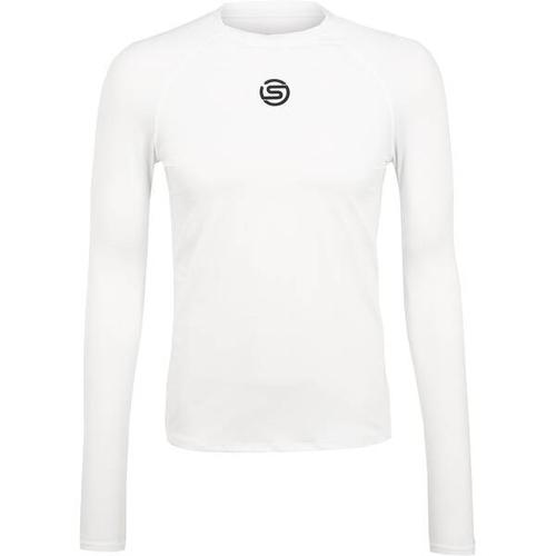SKINS Herren Shirt Kompressionsshirt S1 Long Sleeve, Größe XL in Weiß