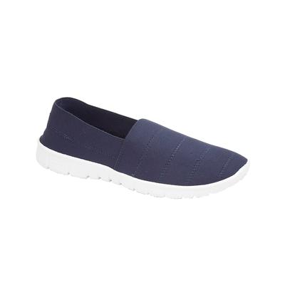 Shoes Womens Nadia Elasticated Slip On Plimsolls in Navy / UK 6 - Tokyo Laundry