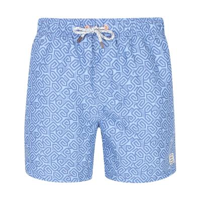 Swim Shorts Oreti Geometric Print Swim Shorts In Blue / S - Tokyo Laundry