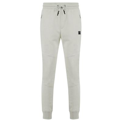 Sweatpants Invective Brushback Fleece Cuffed Zip Pocket Joggers in Light Grey / XL - Tokyo Laundry