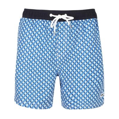 Swim Shorts Marinos Geometric Print Swim Shorts In Turkish Sea - Le Shark / S - Tokyo Laundry