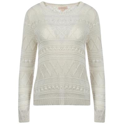 Jumpers Plum Tree Bridget white jumper / 16 - Tokyo Laundry
