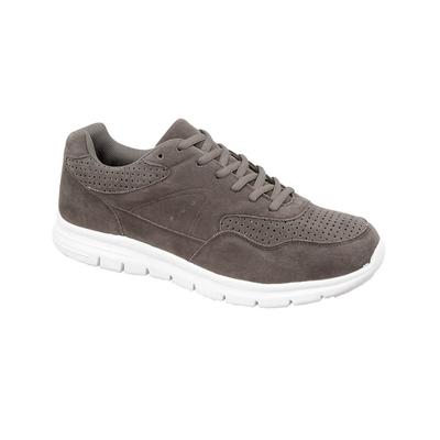 Shoes Florida Faux Suede Lace Up Trainers in Grey / 10 (43) - Tokyo Laundry