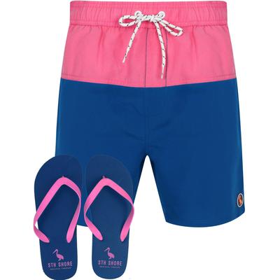 Swim Shorts Keone Swim Shorts With Free Matching Flip Flops In Very Berry - South Shore / S - Tokyo Laundry