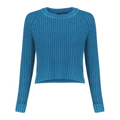 Jumpers Womens Amara Reya Fern Crew Neck Jumper in Ocean Depths / 12 - Tokyo Laundry