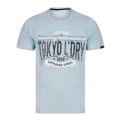 T-Shirts Bout Signature Motif Cotton Jersey T-Shirt in Kentucky Blue / S - Tokyo Laundry