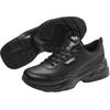 Sneaker PUMA "CILIA MODE", Gr. 38,5, schwarz (puma schwarz, puma silber), Synthetik, sportlich, Schuhe
