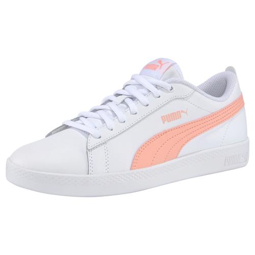 „Sneaker PUMA „“SMASH WNS V2 L““ Gr. 38,5, bunt (puma white, apricot blush, puma black) Schuhe Sneaker“