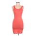Doublju Casual Dress: Orange Dresses - Women's Size Medium