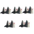 ibasenice 10 pcs shark puppet puppets toys Hand And Finger Toy Hand and Finger Plaything Playful Hand Puppet Bite Finger Animal Role Play Hand Puppet Hand Puppet Toy Vinyl cosplay shark head