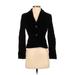 INC International Concepts Blazer Jacket: Short Black Print Jackets & Outerwear - Women's Size 4 Petite