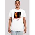 T-Shirt F4NT4STIC "David Bowie Photo Angle 90s" Gr. L, weiß Herren Shirts T-Shirts