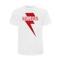 T-Shirt F4NT4STIC "The Killers Red Bolt" Gr. S, weiß Herren Shirts Rundhalsshirts