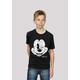 T-Shirt F4NT4STIC "Disney Micky Maus MICKEY" Gr. 158/164, schwarz Mädchen Shirts T-Shirts