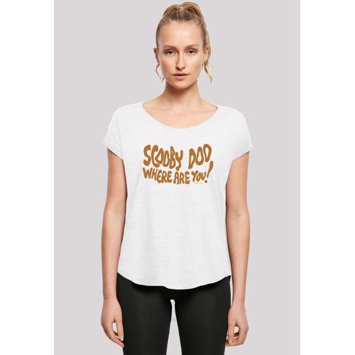 „T-Shirt F4NT4STIC „“Scooby Doo Where Are You Spooky““ Gr. M, weiß Damen Shirts Jersey Print“