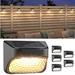 MFYJ Low Voltage Solar Powered Integrated LED Deck Light Pack Plastic in Black | 2.87 H x 3.85 W x 2.5 D in | Wayfair KISO033AB6