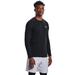 Under Armour Men's CG Armour Fitted Crew Neck (Size XXXL) Black, Polyester,Elastine