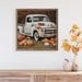 Gracie Oaks Rusty White Truck w/ Pumpkins Wood in Brown | 16 H x 16 W x 1.5 D in | Wayfair 536C1F7EC0794BFC9E5FBAE994DFF207