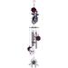 The Holiday Aisle® Veach Skull & Rose Chime Figurine Metal | 41 H x 6.25 W x 6.25 D in | Wayfair 69A215728C4A4BCD8FCB737A3340D592