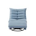 Trule Single Recliner Chair Lazy Recliner Velvet in Blue | 39.9 H x 29.1 W x 38.5 D in | Wayfair 40BFFE0AA2AA4282A5A4658684B78481