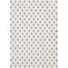 White 130 x 94 x 1.28 in Area Rug - Orren Ellis Rectangle Jescie Area Rug, Polypropylene | 130 H x 94 W x 1.28 D in | Wayfair