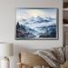 Millwood Pines Besjan White Mountains Misty Horizon II Framed On Canvas Print Metal | 30 H x 40 W x 1.5 D in | Wayfair