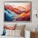 Ivy Bronx Coral Teal Mountains Majestic Palette - Modern Wall Decor Metal | 16 H x 32 W x 1 D in | Wayfair 6D2665D219C84EA29BEBEB26C10195B4