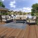 Birch Lane™ Townsend Seating Group w/ Sunbrella Cushions Wood/Metal in Brown/Gray | Outdoor Furniture | Wayfair 93964C38F7FF4A0CAEDC6FE4A8E942C4