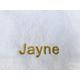 Metallic Thread Personalised Towels, Popcorn header Hand Towels, Bath towels, Bath Sheets or Sets, Embroidered with ANY NAME