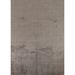 Gabbeh Oriental Area Rug Handmade Gray Wool Carpet - 7'9"x 9'9"