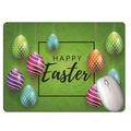 Hxroolrp Easter Mouse Pads Happy Easter Personalized Mouse Pad Keyboard Pad Writing Pad Desk Pad