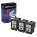 Speedy s Remanufactured Cartridge Replacement for 901XL High Yield (Black 3-Pack)