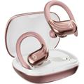 Runner 60 - Rose Gold Wireless Running Earbuds 80 Hour Long Battery Life Over the Ear Earbuds with EarHooks Wrap Around Ear Buds Wireless Bluetooth Earbuds with Microphone