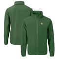 Men's Cutter & Buck Forest Green Cal Poly Mustangs Charter Eco Recycled Full-Zip Jacket