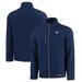 Men's Cutter & Buck Navy North Carolina Tar Heels Evoke Eco Softshell Recycled Full-Zip Jacket