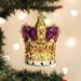 Old World Christmas King's Crown Blown Glass Holiday Shaped Ornament Glass | 3.5 H x 3 W x 3 D in | Wayfair 36336